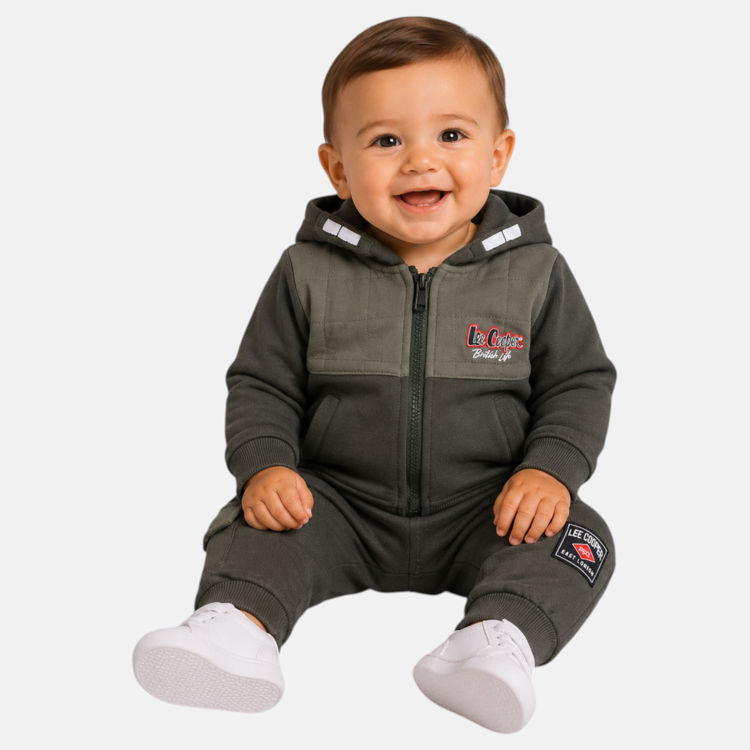 Picture of LCN286 BOYS LEE COOPER THERMAL FLEECE TWO PIECE TRACKSUIT